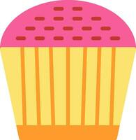 diseño de icono de vector de cupcake