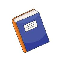 Vector floating books cartoon vector icon illustration