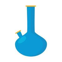 Vector beaker triangle bottom flask for chemical experiment