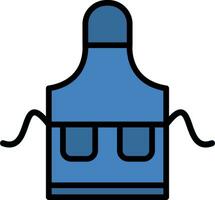 Apron Vector Icon Design