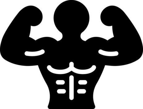 solid icon for fit vector