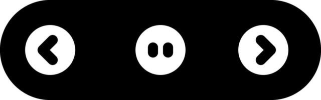 solid icon for buttons vector