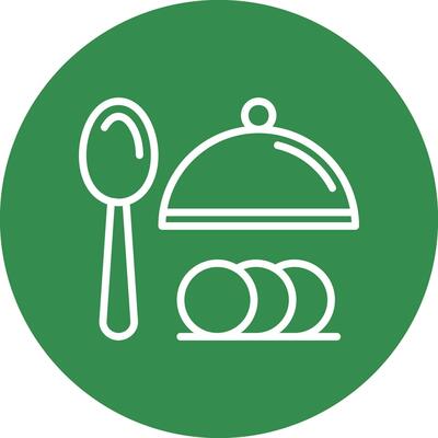 Dinner Vector Icon Design