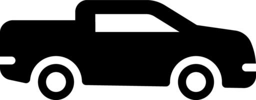 solid icon for lorry vector