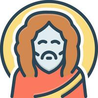 color icon for baptist vector