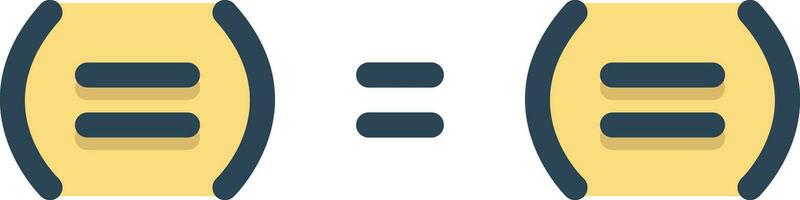 color icon for implies vector