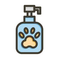 Pet Shampoo Vector Thick Line Filled Colors Icon For Personal And Commercial Use.