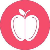 diseño de icono de vector de manzana