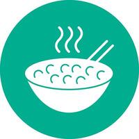 Bowl Vector Icon Design