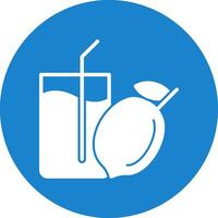 Lemon Juice Vector Icon Design