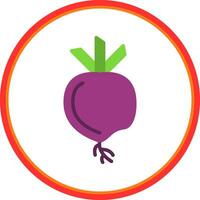 Turnip Vector Icon Design