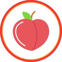 Peach Vector Icon Design