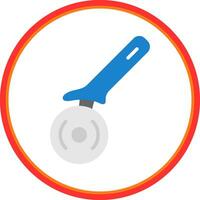 Pizza Cutter Vector Icon Design