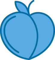 Peach Vector Icon Design