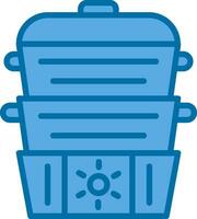 Steamer Vector Icon Design