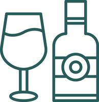 diseño de icono de vector de vino