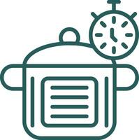 Timer Vector Icon Design