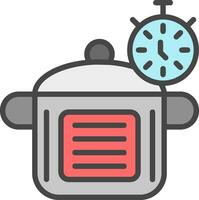 Timer Vector Icon Design