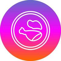 Chicken Vector Icon Design