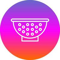 Colander Vector Icon Design