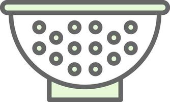 Colander Vector Icon Design