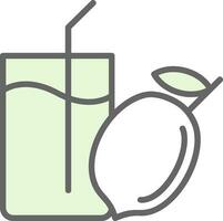 limón jugo vector icono diseño