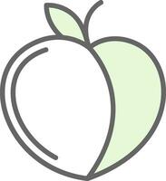 Peach Vector Icon Design