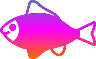 diseño de icono de vector de pescado