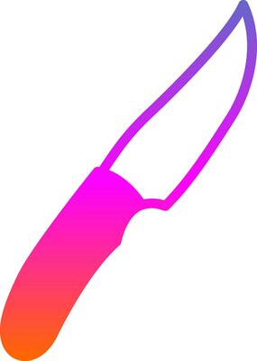 Knife Vector Icon Design