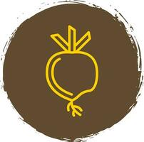 Turnip Vector Icon Design