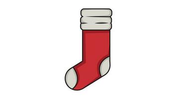 Animation forms a sock icon video