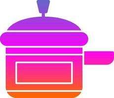 Pressure Cooker Vector Icon Design