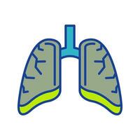 Lungs Vector Icon