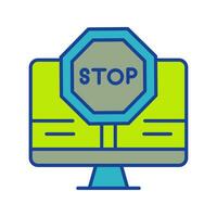 Stop Vector Icon