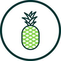 diseño de icono de vector de piña