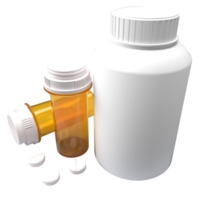 The dung on white background for Medicine or sci concept 3d rendering png