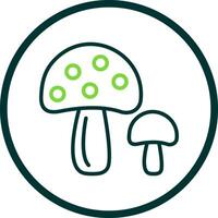 Mushroom Vector Icon Design