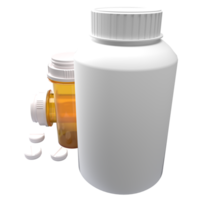 The dung on white background for Medicine or sci concept 3d rendering png