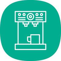 Coffee Machine Vector Icon Design