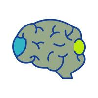 icono de vector de cerebro