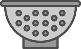 Colander Vector Icon Design