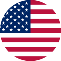 americano bandiera, noi bandiera, Stati Uniti d'America bandiera. formato png