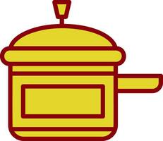 Pressure Cooker Vector Icon Design