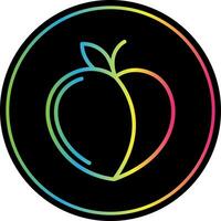 Peach Vector Icon Design