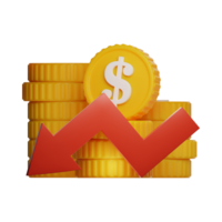 3d conception dans statistique, flèche, en haut, planant, monnaie, données, augmenter, amélioration, en cours d'analyse, économie, et financier. png