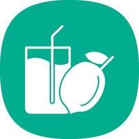 Lemon Juice Vector Icon Design