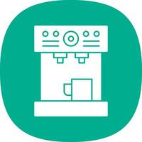 Coffee Machine Vector Icon Design