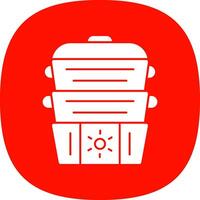 Steamer Vector Icon Design