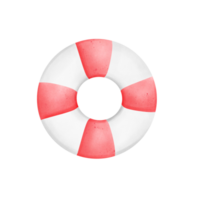 red lifebuoy isolated png