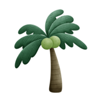 Coconut tree cartoon drawing png